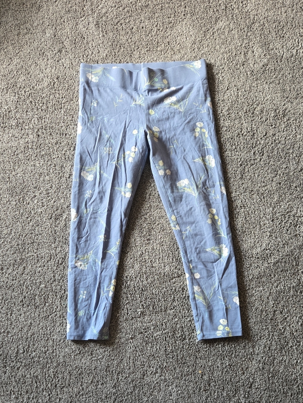 Mixit Light Blue Floral Leggings